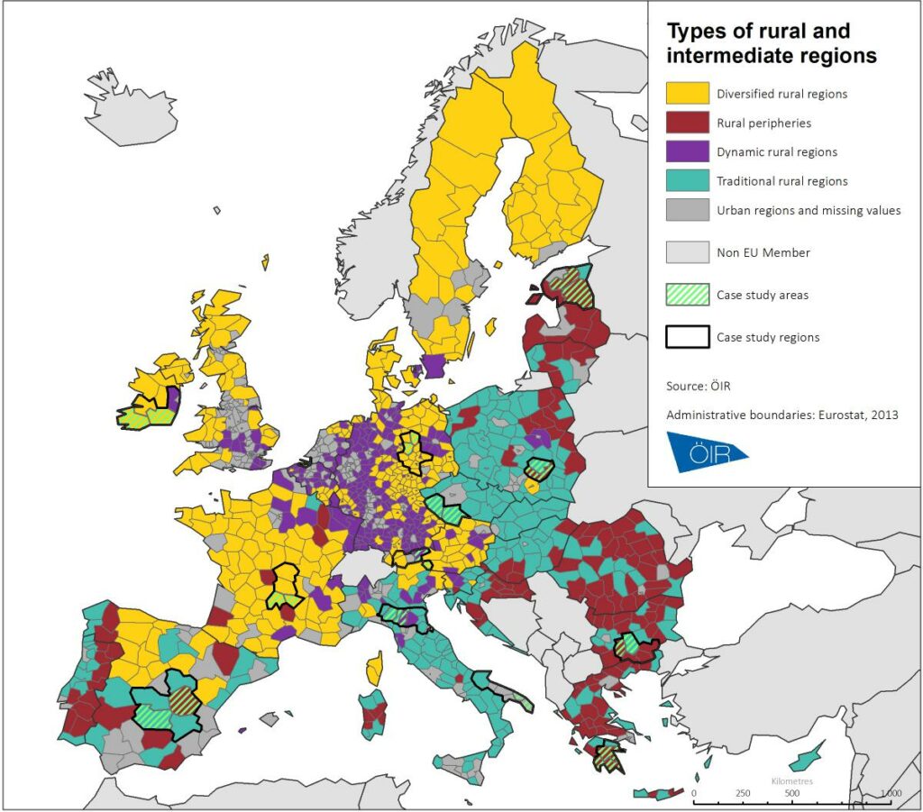 Types of rural and intermediate regions, © ÖIR GmbH