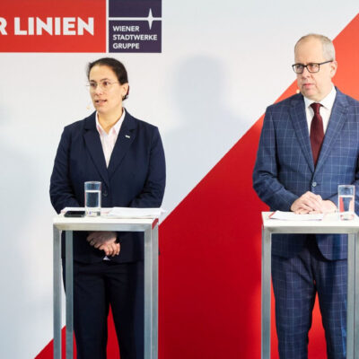 ÖIR bei der Pressekonferenz zur Stammstreckensperre der Wiener S-Bahn